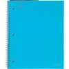 Staples Accel 1-Subject Subject Notebook, 8-1/2" X 11", Graph Ruled, Assorted, 12/Pack (25855CT)