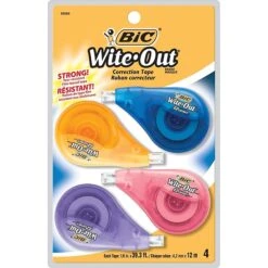 BIC Wite-Out EZ Correct Correction Tape, White, Bulk (50589-CT) -Office Supply Shop s0904873 sc7