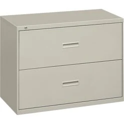 HON Lateral File, 2 Drawers, Molded Pull, 36"W, Light Gray Finish (BSX482LQ) 2 HON Lateral File, 2 Drawers, Molded Pull, 36"W, Light Gray Finish (BSX482LQ) -Office Supply Shop s0934901 sc7