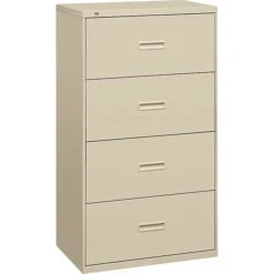 HON 4 Drawers Lateral File Cabinet, Letter/Legal, Putty, 36"W (BSX484LL) -Office Supply Shop s0939583 sc7