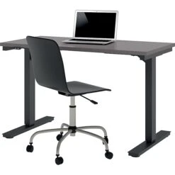 Bestar® 48W" Electric Height-Adjustable Table, Slate (65857-59) -Office Supply Shop s0991774 sc7