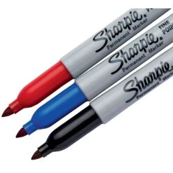 Sharpie Permanent Markers, Fine Tip, Assorted Inks, 3/Pack (30173) -Office Supply Shop s0998794 sc7
