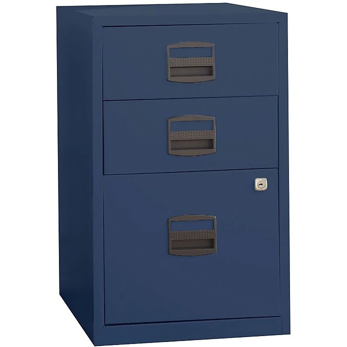 Bisley 3 Drawer Vertical File, Blue,Letter, 17''W (FILE3-NV) Bisley 3 Drawer Vertical File, Blue,Letter, 17''W (FILE3-NV) -Office Supply Shop s1005991 sc7