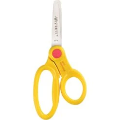 Westcott 5" Stainless Steel Kid's Scissors, Blunt Tip, Assorted Colors (14606) 2 Westcott 5" Stainless Steel Kid's Scissors, Blunt Tip, Assorted Colors (14606) -Office Supply Shop s1045121 sc7