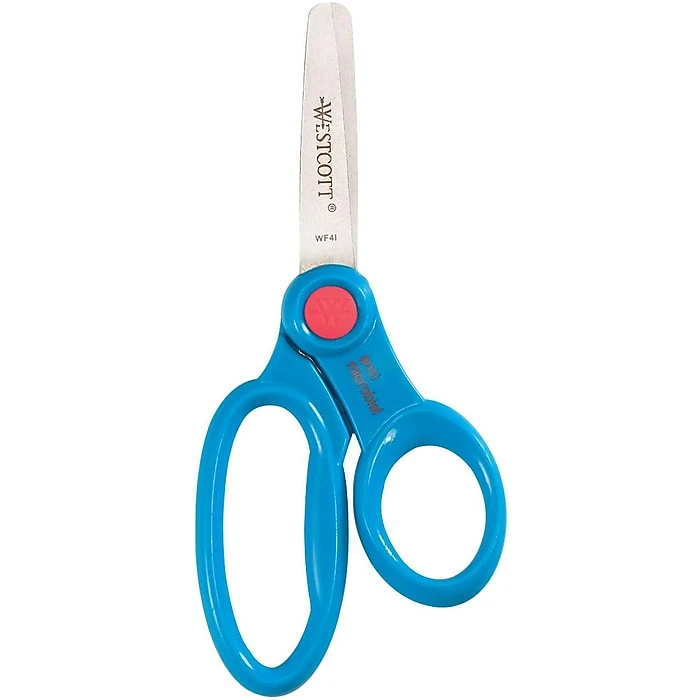 Westcott 5" Stainless Steel Kid's Scissors, Blunt Tip, Assorted Colors (14606) Westcott 5" Stainless Steel Kid's Scissors, Blunt Tip, Assorted Colors (14606) -Office Supply Shop s1045122 sc7