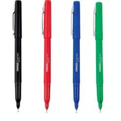 Staples® Duramark® Porous Point Permanent Markers, Ultra Fine, Assorted, 8/Pk