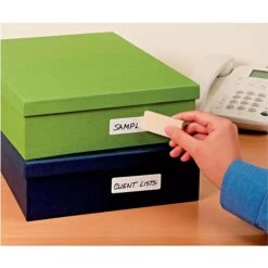 Avery White Erasable ID Labels, 7/8" X 2 7/8" (5429) -Office Supply Shop s1064373 sc7