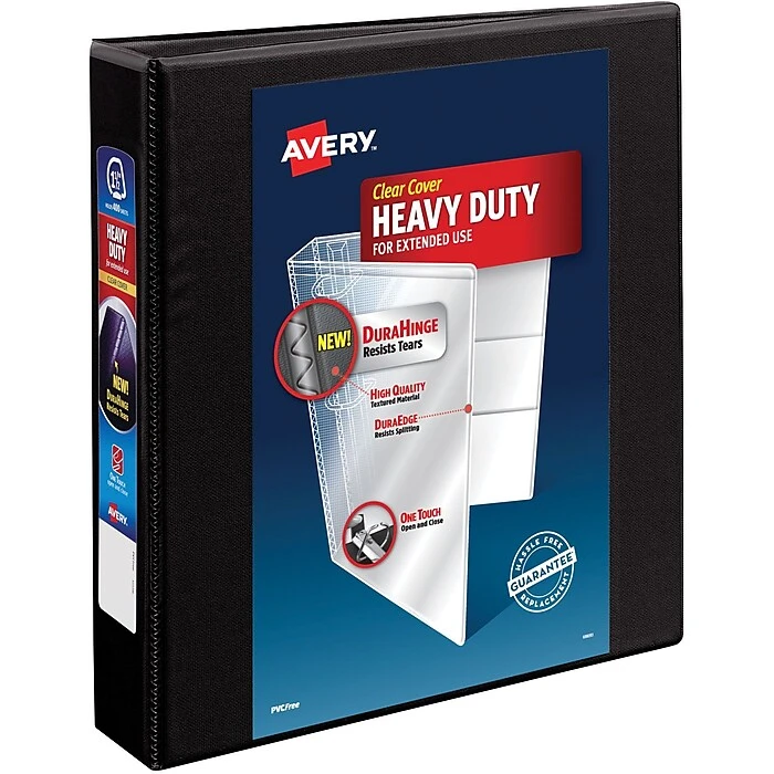 Avery 1" 3-Ring Legal Binder, Black (06400) Avery 1" 3-Ring Legal Binder, Black (06400) -Office Supply Shop s1065665 sc7