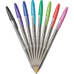 BIC Cristal Ballpoint Stick Pens, Bold Point, Assorted Ink, 24/Pack (MSBAPP241-AST) -Office Supply Shop s1069352 sc7