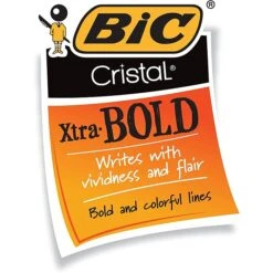 BIC Cristal Ballpoint Stick Pens, Bold Point, Assorted Ink, 24/Pack (MSBAPP241-AST) -Office Supply Shop s1069353 sc7