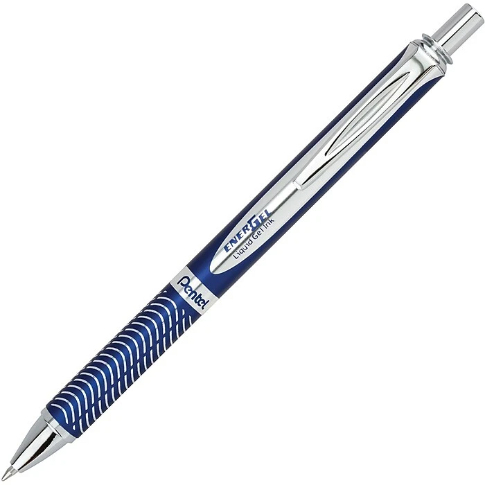 Pentel EnerGel Alloy Liquid Gel Pen, 0.7mm, Blue Barrel, 1/Pack (BL407CBPA) Pentel EnerGel Alloy Liquid Gel Pen, 0.7mm, Blue Barrel, 1/Pack (BL407CBPA) -Office Supply Shop s1081341 sc7