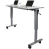 Luxor 59"W Sit & Stand Desk, Melamine (STAND-NESTC-72)