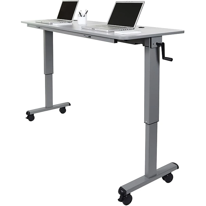 Luxor 59"W Sit & Stand Desk, Melamine (STAND-NESTC-72) Luxor 59"W Sit & Stand Desk, Melamine (STAND-NESTC-72) -Office Supply Shop s1081406 sc7