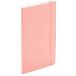 Poppin Soft Cover Pocket Notebook, 5" X 8.25", Narrow Ruled, 96 Sheets, Blush (104451)