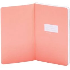 Poppin Soft Cover Pocket Notebook, 5" X 8.25", Narrow Ruled, 96 Sheets, Blush (104451) -Office Supply Shop s1096531 sc7