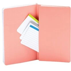 Poppin Soft Cover Pocket Notebook, 5" X 8.25", Narrow Ruled, 96 Sheets, Blush (104451) -Office Supply Shop s1096532 sc7