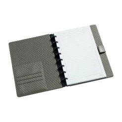 Staples® Customizable Arc Notebook System, 5" X 8", Narrow Ruled, 60 Sheets, Assorted Carbon Fiber Colors, (51526) -Office Supply Shop s1123559 sc7
