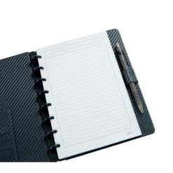 Staples® Customizable Arc Notebook System, 5" X 8", Narrow Ruled, 60 Sheets, Assorted Carbon Fiber Colors, (51526) -Office Supply Shop s1123561 sc7