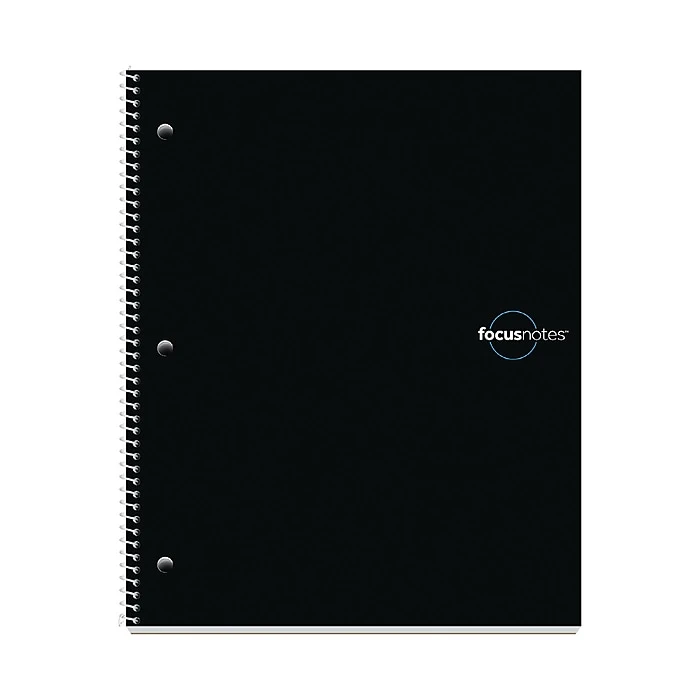 Tops FocusNotes 1-Subject Notebook, 9" x 11", Black (90223) Tops FocusNotes 1-Subject Notebook, 9" X 11", Black (90223) -Office Supply Shop s1142542 sc7