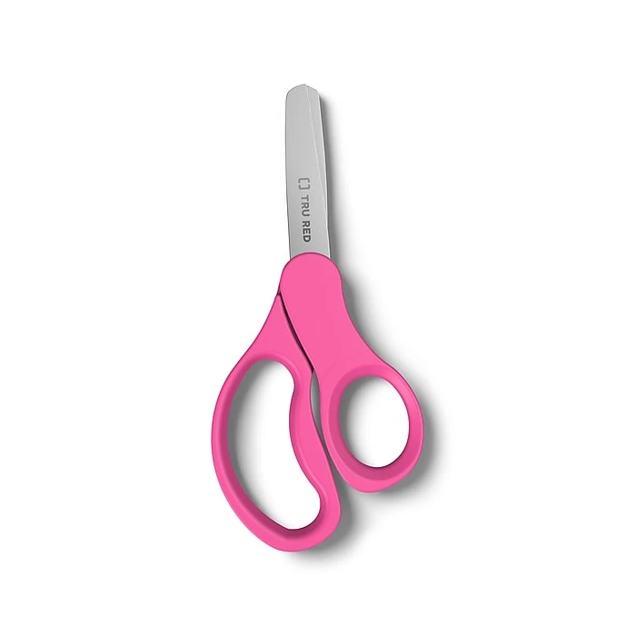 TRU RED™ Junior 5" Kids Blunt Tip Stainless Steel Scissors, Straight Handle, Right & Left Handed, 2/Pack (TR55055) TRU RED™ Junior 5" Kids Blunt Tip Stainless Steel Scissors, Straight Handle, Right & Left Handed, 2/Pack (TR55055) -Office Supply Shop s1147799 sc7