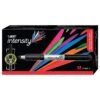 BIC Intensity Permanent Marker, Fine Point, Black, Dozen (31531/GPM11BK)