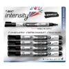 BIC Intensity Dry Erase Markers, Bullet Tip, Black, 4/Pack (GELIPP41-BLK)