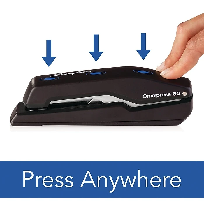 Swingline Desktop Stapler, 60 Sheet Capacity, Black/Grey (5000590) Swingline Desktop Stapler, 60 Sheet Capacity, Black/Grey (5000590) -Office Supply Shop s1182323 sc7