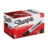 Sharpie Magnum Permanent Markers, Chisel Tip, Black, 12/Pack (44001DZ)