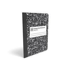 TRU RED™ Composition Notebook, 7.5" X 9.75", Wide Ruled, 80 Sheets, Black/White, 48 Notebooks/Carton (TR55076CT) -Office Supply Shop s1186068 sc7