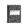 TRU RED™ Composition Notebook, 7.5" X 9.75", College Ruled, 100 Sheets, Black/White, 48 Notebooks/Carton (TR55064CT)