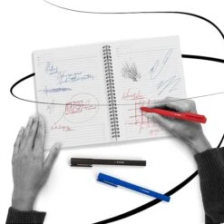 TRU RED™ Quick Dry Gel Pens, Fine Point, 0.5mm, Blue, 24/Pack (TR54475) -Office Supply Shop s1194650 sc7