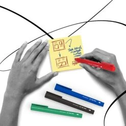 TRU RED™ Pen Permanent Markers, Fine Tip, Green, 12/Pack (TR54542) 7 TRU RED™ Pen Permanent Markers, Fine Tip, Green, 12/Pack (TR54542) -Office Supply Shop s1194653 sc7