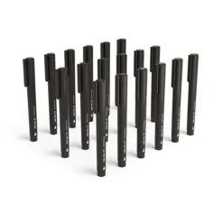 TRU RED™ Pen Permanent Markers, Fine Tip, Black, 36/Pack (TR54545)