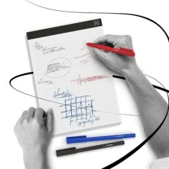 TRU RED™ Ballpoint Pen, Medium Point, 1.0mm, Black, Dozen (52861) -Office Supply Shop s1195514 sc7 1