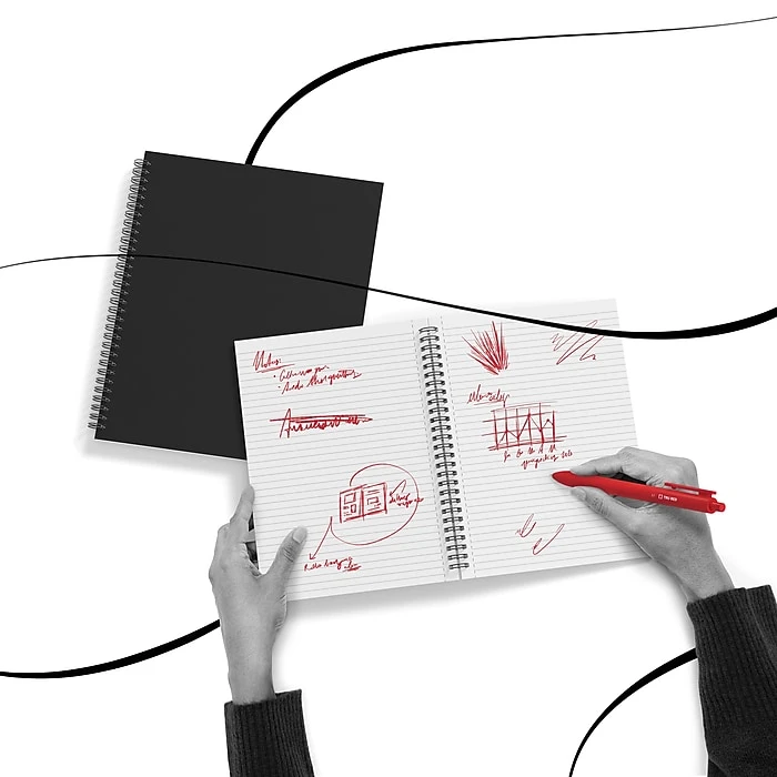 TRU RED™ Medium Soft Cover Ruled Notebook, Black (TR54987) TRU RED™ Medium Soft Cover Ruled Notebook, Black (TR54987) -Office Supply Shop s1195968 sc7