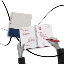 TRU RED™ Medium Hard Cover Ruled Notebook, Gray/Purple (TR55742) 6 TRU RED™ Medium Hard Cover Ruled Notebook, Gray/Purple (TR55742) -Office Supply Shop s1196029 sc7