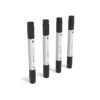 TRU RED™ Tank Dry Erase Markers, Twin Tip, Black, 4/Pack (TR57835)
