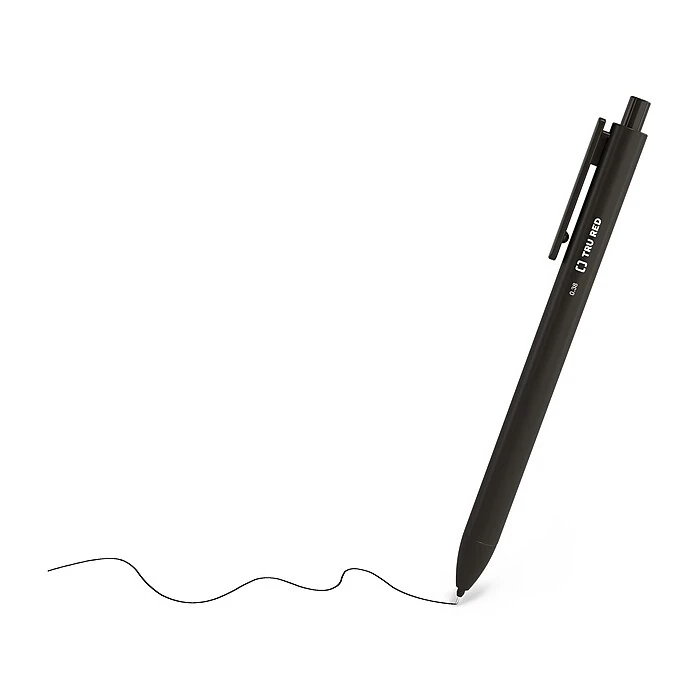 TRU RED™ Retractable Quick Dry Gel Pen, Extra Fine Point, 0.38mm, Black, 5/Pack (TR56951) TRU RED™ Retractable Quick Dry Gel Pen, Extra Fine Point, 0.38mm, Black, 5/Pack (TR56951) -Office Supply Shop s1198341 sc7