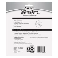 Wite-Out EZ Correct Correction Tape, White, 6/Pack (WOTAPP6-WHI) 7 Wite-Out EZ Correct Correction Tape, White, 6/Pack (WOTAPP6-WHI) -Office Supply Shop s1205079 sc7