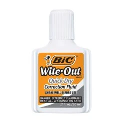 BIC Correction Fluid, 20 Ml., White, 4/Pack (WOFQD418-A-WHI) -Office Supply Shop s1205494 sc7