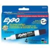 Expo Dry Erase Markers, Bullet Point, Assorted, 4/Pack (82074)