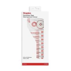 Staples Correction Tape, White, 10/Pack (ST59820) -Office Supply Shop s1212635 sc7