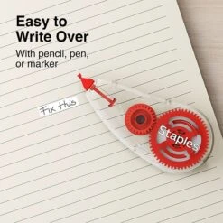 Staples Correction Tape, White, 10/Pack (ST59822/51666) -Office Supply Shop s1212642 sc7