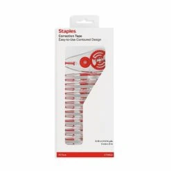 Staples Correction Tape, White, 10/Pack (ST59822/51666) -Office Supply Shop s1212647 sc7