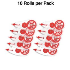 Staples Correction Tape, White, 10/Pack (ST59822/51666) -Office Supply Shop s1212648 sc7