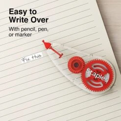Staples Correction Tape, White, 2/Pack (ST59821/52036) -Office Supply Shop s1212654 sc7