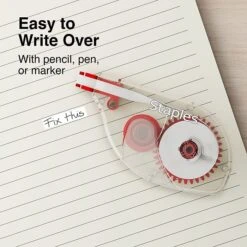 Staples Correction Tape, White, 2/Pack (ST59818) 4 Staples Correction Tape, White, 2/Pack (ST59818) -Office Supply Shop s1212661 sc7