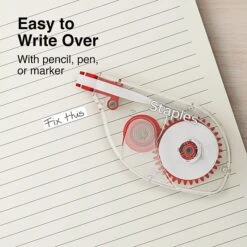 Staples Correction Tape, White, 10/Pack (ST59820) -Office Supply Shop s1212665 sc7