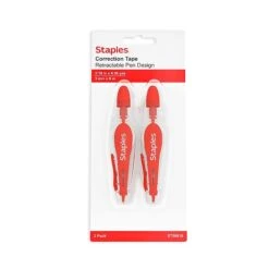 Staples Correction Tape, White, 2/Pack (ST59816) -Office Supply Shop s1212680 sc7