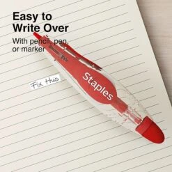 Staples Correction Tape, White, 2/Pack (ST59816) -Office Supply Shop s1212682 sc7